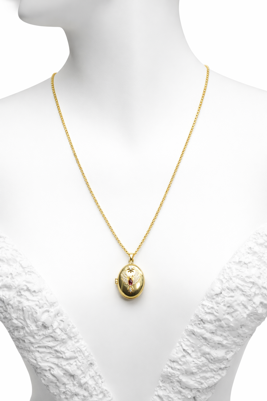 Kapaklı Kırmızı Kolye