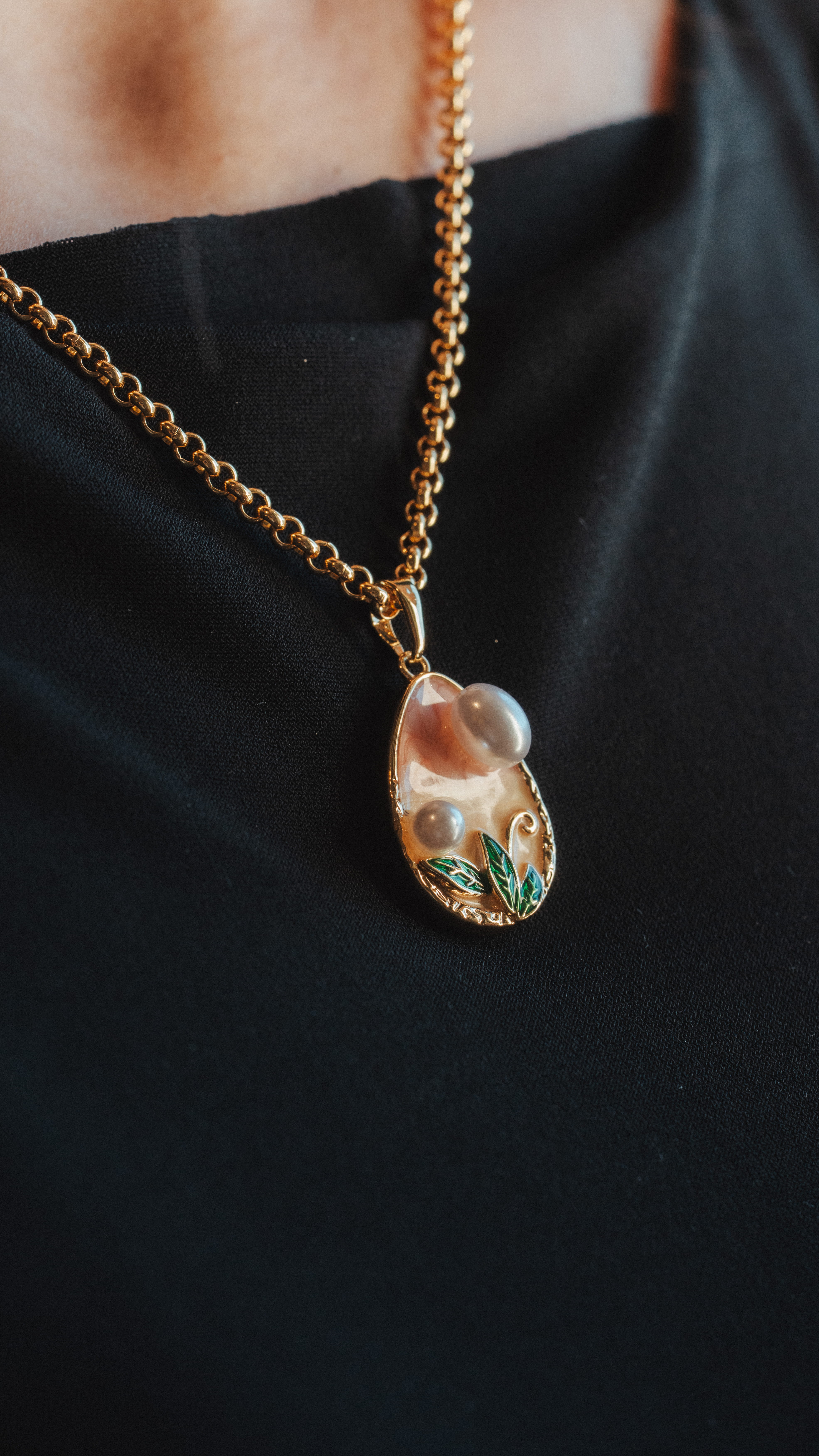 Mineli Palmiye Kolye