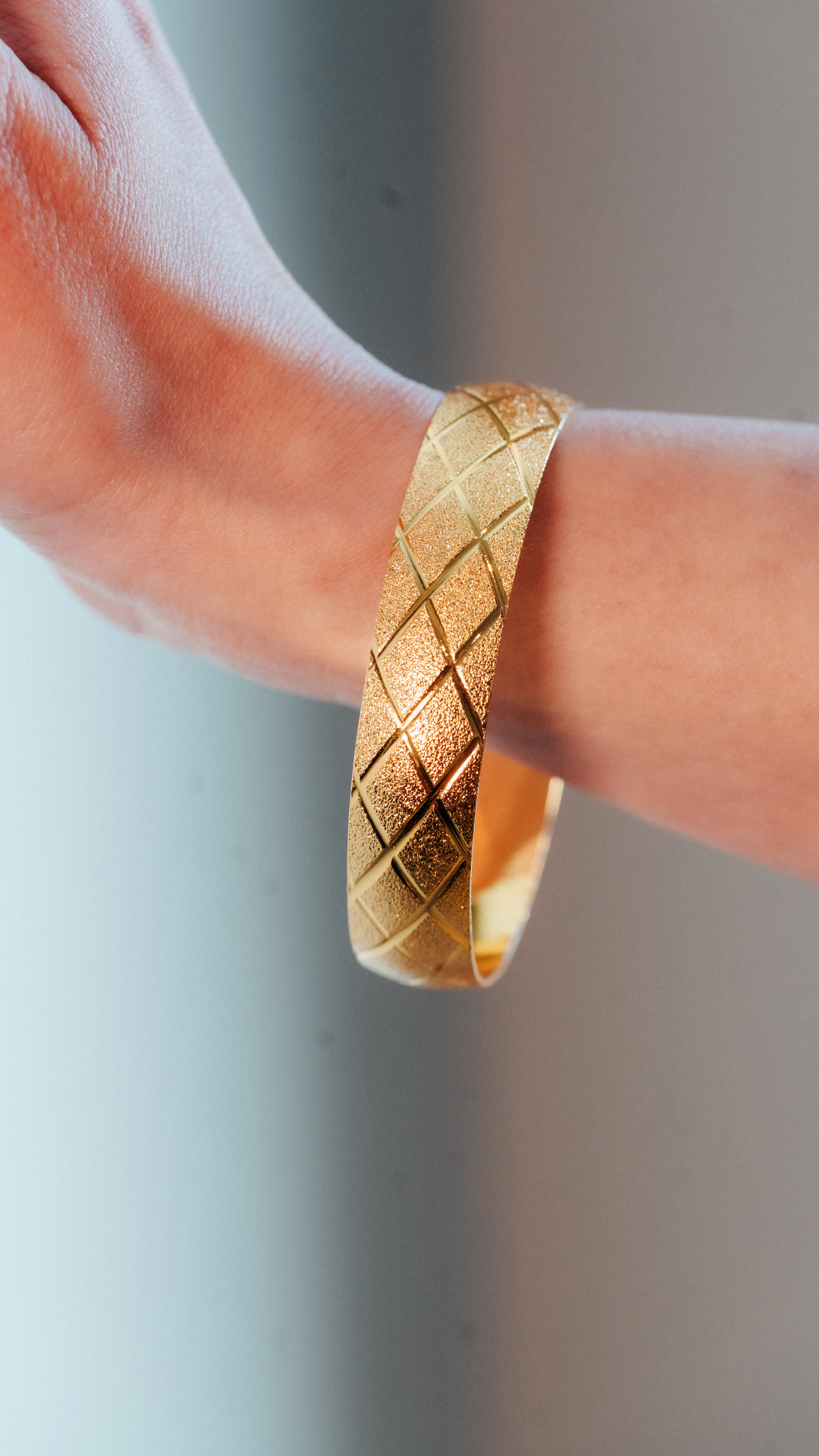 Mega Geniş Baklava Bilezik