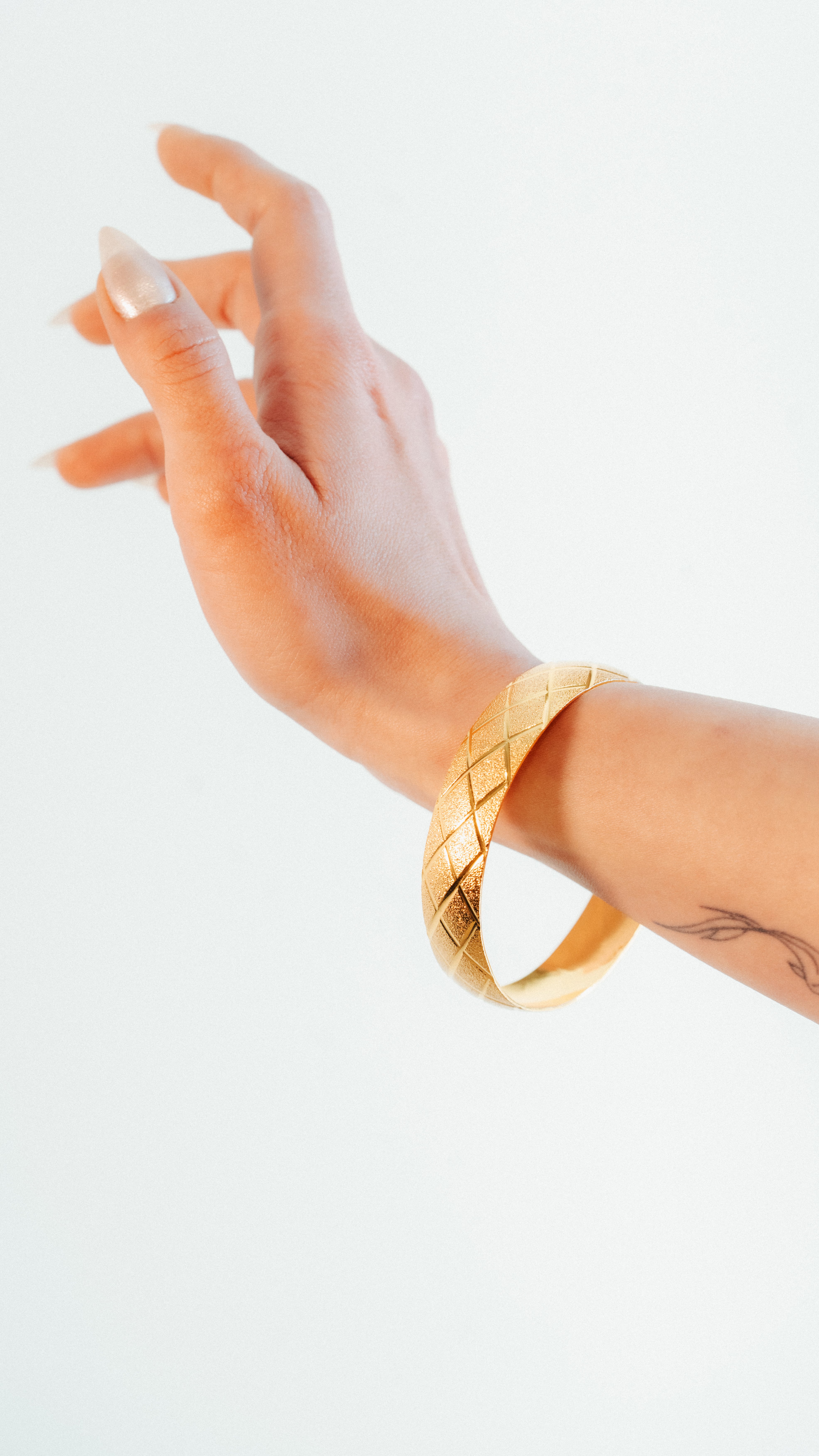 Mega Geniş Baklava Bilezik