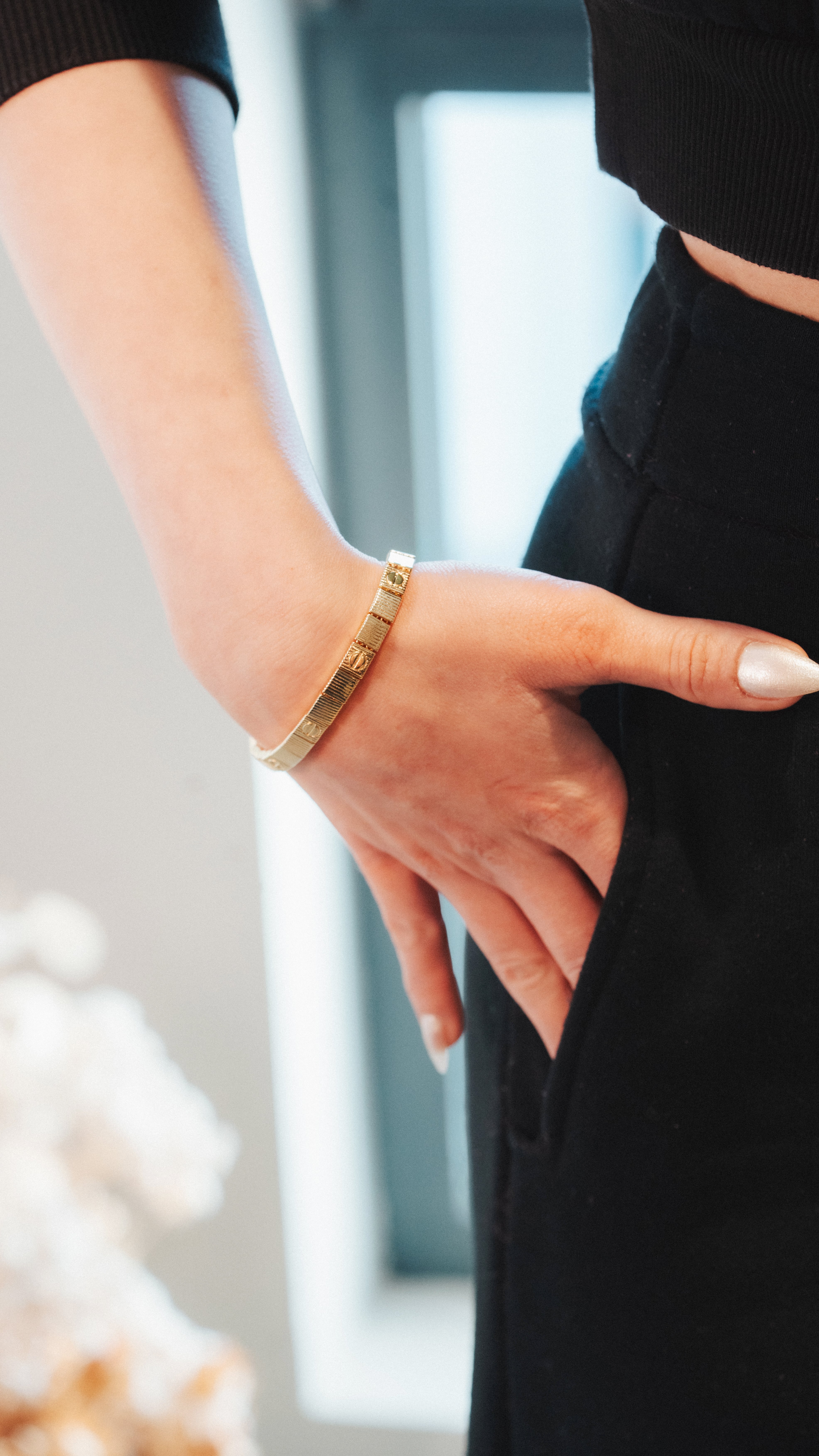 Taşsız Düğme Bileklik