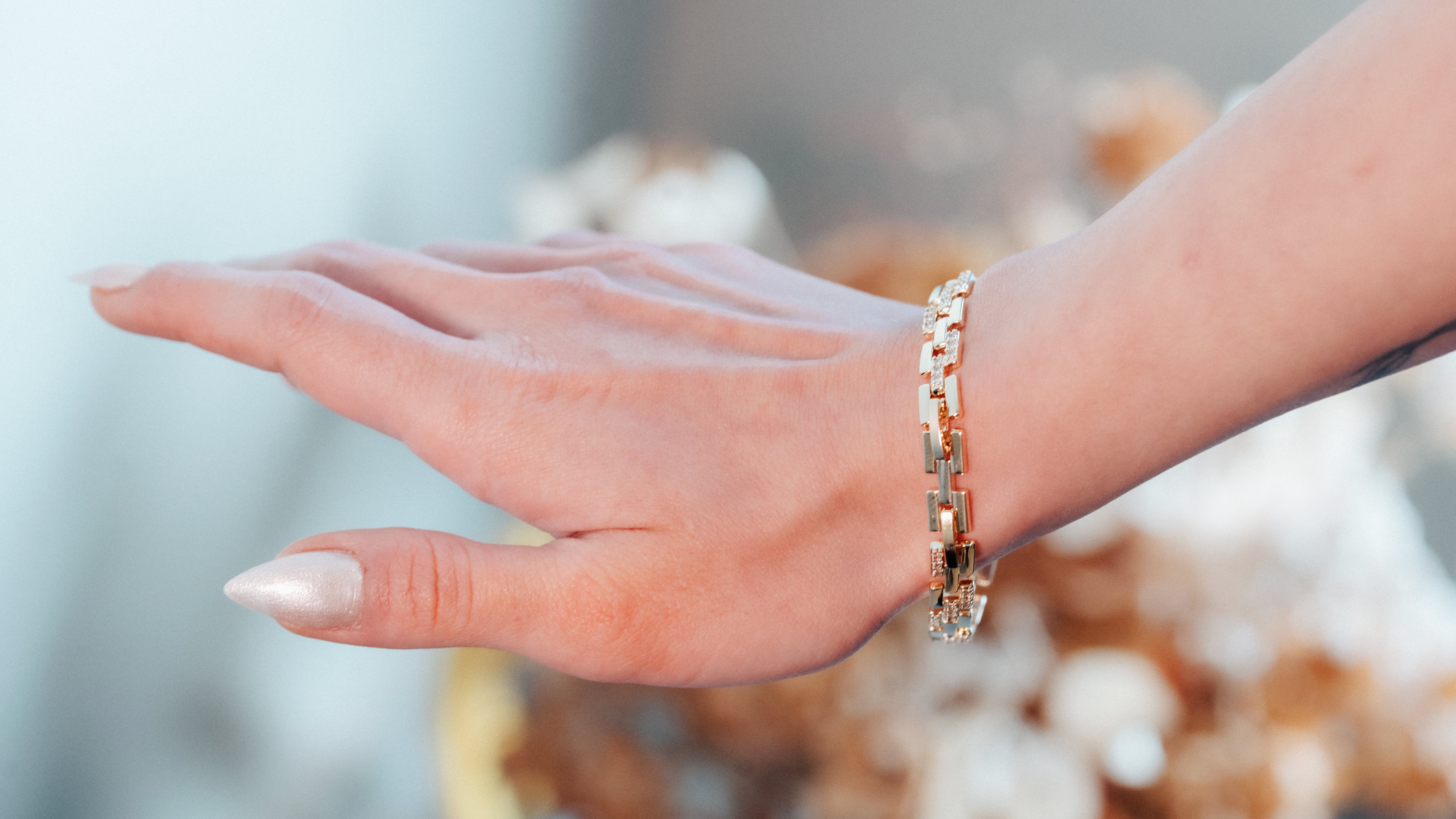 Taşlı Titan Bileklik