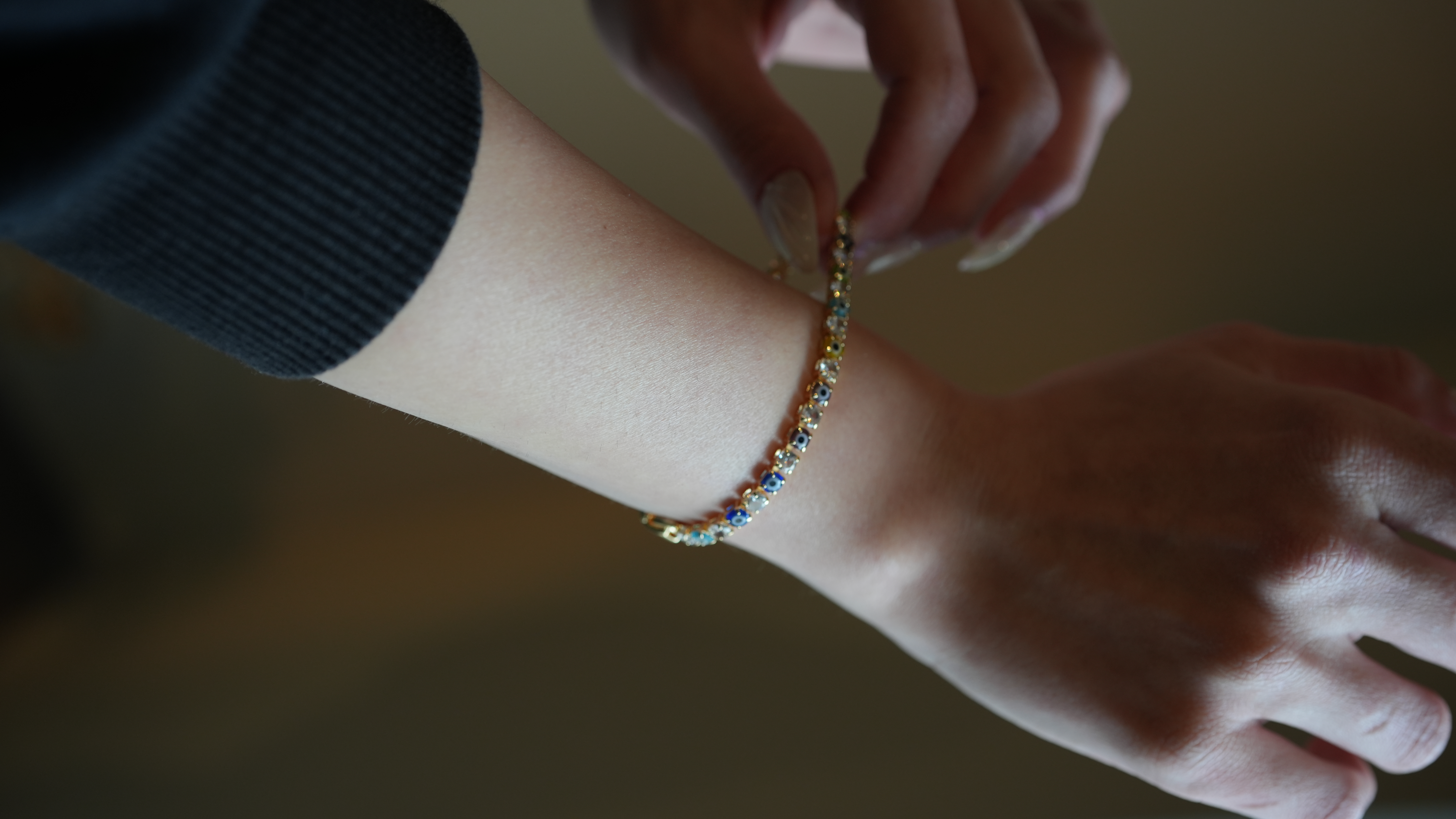  BAGET RENKLİ NAZAR BONCUĞU KOLLUK