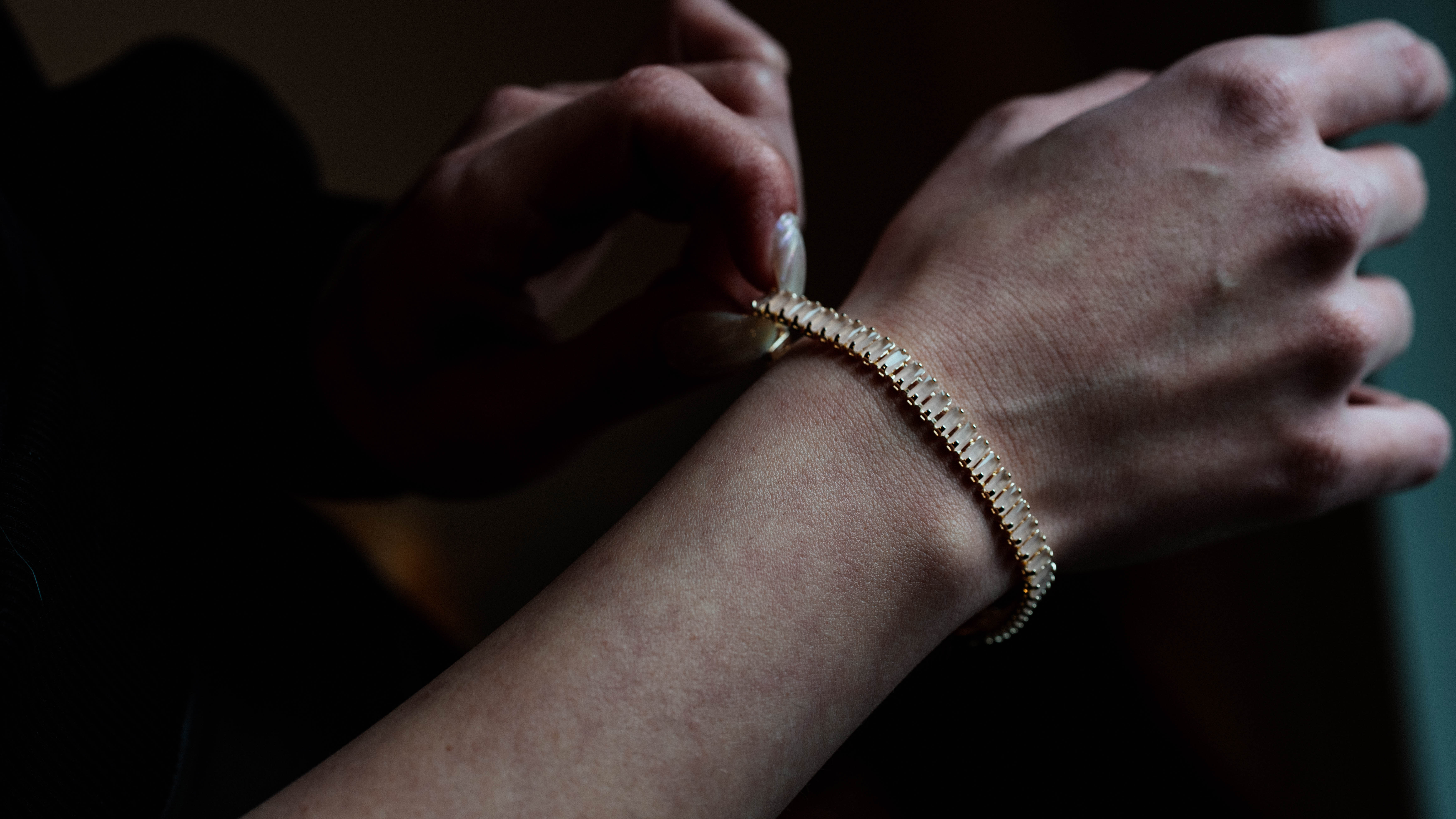  6 MM BAGET İNCİ BEYAZI KOLLUK