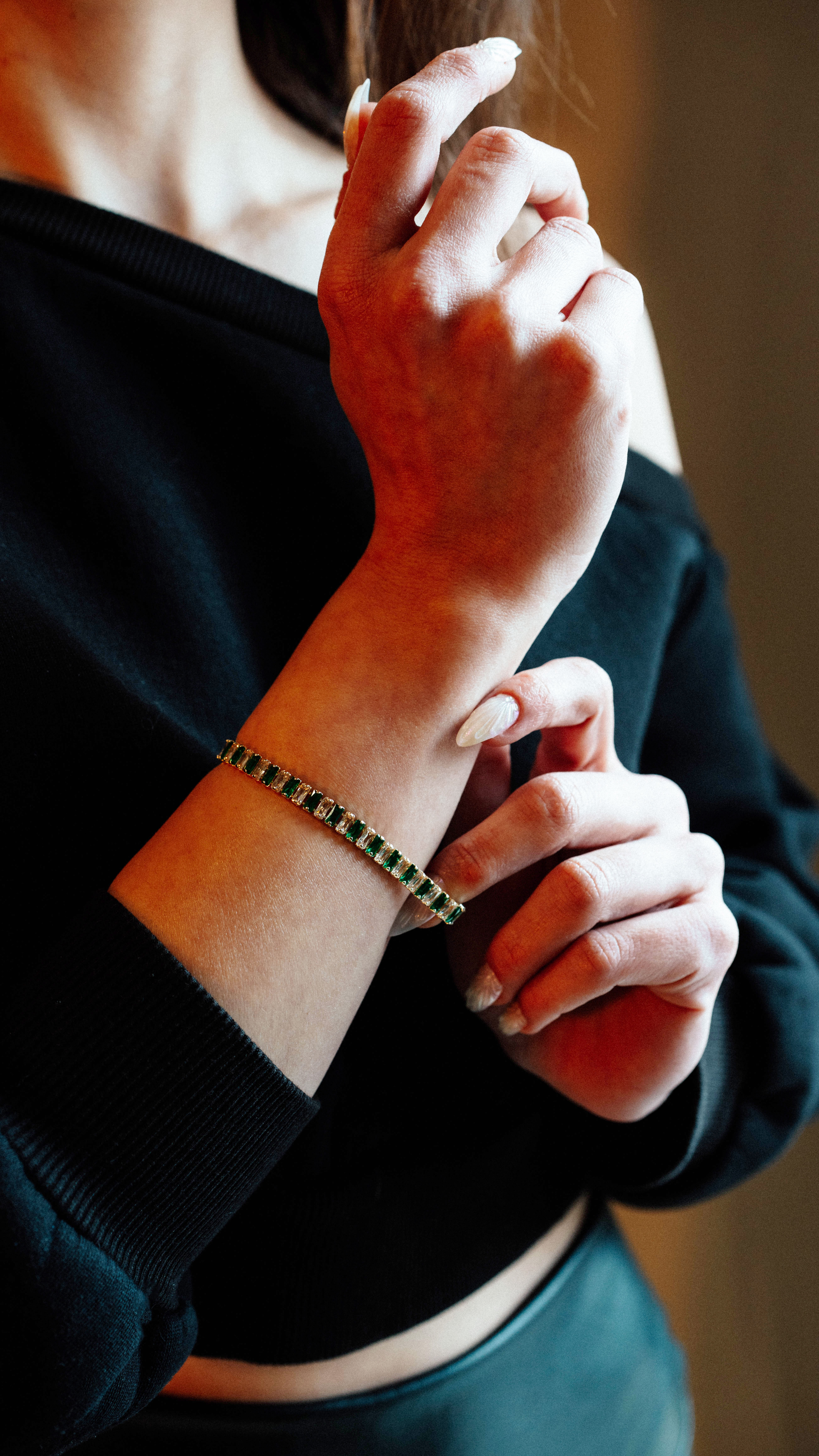 YEŞİL BAGET BİLEKLİK